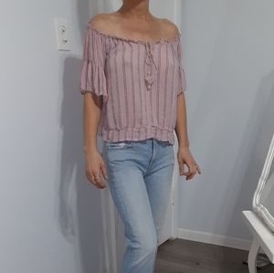 Off the shoulder shirt
